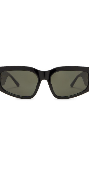 Lunettes De Soleil Linda Farrow - Polarisées, Monture Métal, Occasion De Luxe (prix Neuf : 735 $)