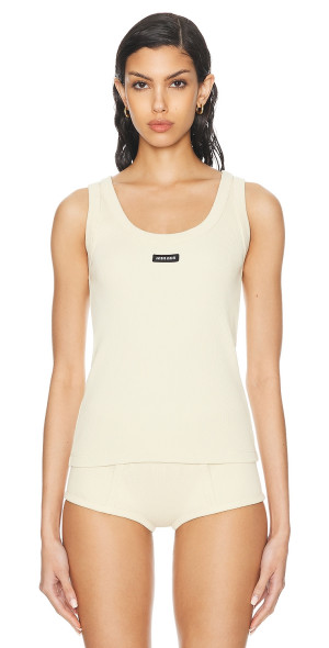 トップス MIU MIU FW2000 Knit Top MIU MIU KNITTED CROPPED TOP – AFTERLIFE MODE
