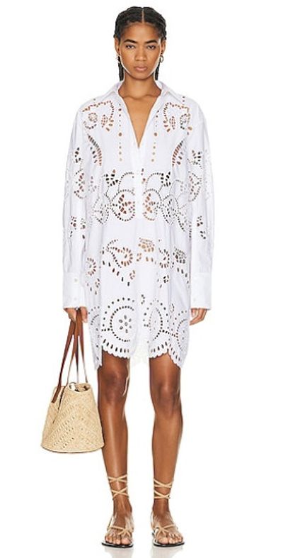 embroidered poplin dress Martha Embroidered Poplin Dress Black / L main image 0