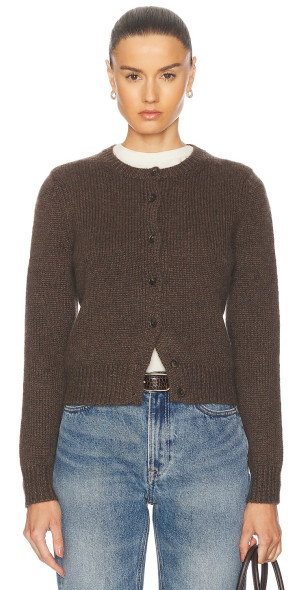 Cardigan En Cachemire Nili Lotan - Modèle Saskia - Taille XS (Très Small) - Beige - Neuf Sans étiquettes