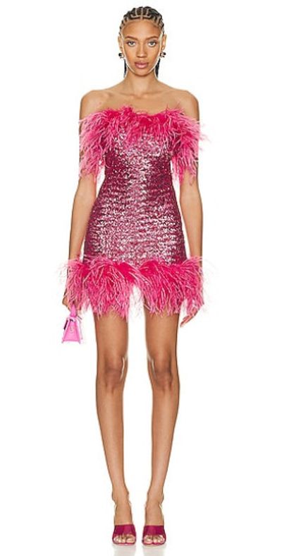 strapless open back dress La Femme One-Shoulder Long Prom Dress with Sequins