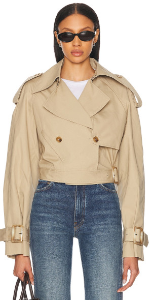 SANS FAFF SANS FAFF Chiltern Cropped Trench Jacket