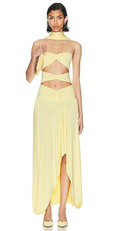 lipsy cowl neck maxi dress white Embellished Cowl Neck Maxi Dress in Ivory - 6