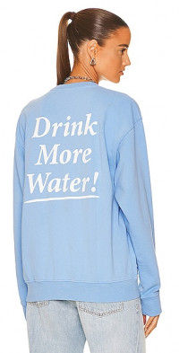Sporty & Rich - Women's Clothing at The Cool Hour ネット販壳 SPORTY & RICH 94 クロップド クルーネック トレーナー/スウェット