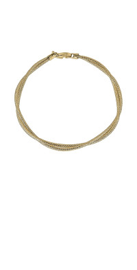 Stone and Strand - Duchess Orchid 10kt gold earrings with