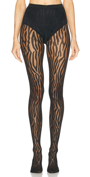 Collant Wolford Wilderness - Bicolore Sahara/Black - Denier 20 - Tailles XS à M - Neuf Avec étiquettes