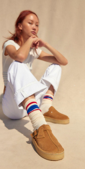 Clarks - Trek Wedge Mules