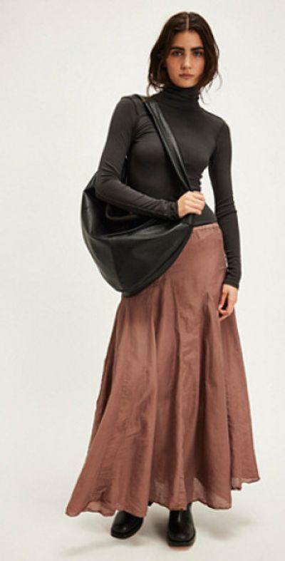 CP Shades Lily Cotton Silk Maxi Skirt