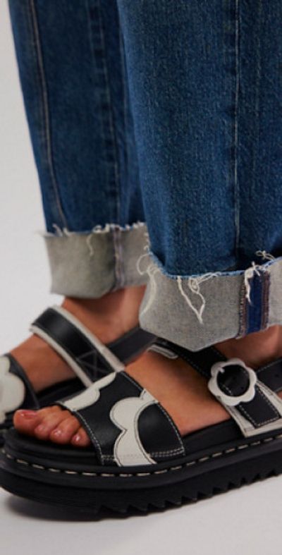 Martens Voss Mono Floral Sandals