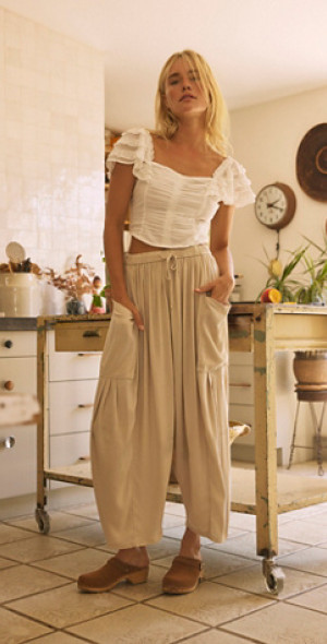 free-est Quinn Pants by free-est at Free People, Stone Cold, M