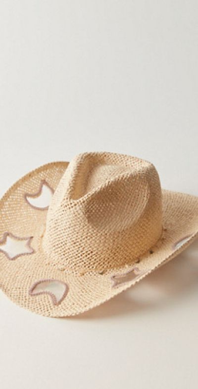 Boho Celestial Women\'s Hat Celestial - Wool Felt Boater Hat with a Dipped Crown (Black  main image 2