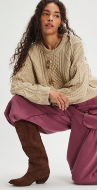 Free People ★ We The Free Mirage Printed Pull-On Jeans We The Free Mirage Printed Pull-On Jeans at MarketFair