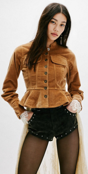 【Free People】Jocelyn ベルベット ジャケット Velvet Jacket Free People Jocelyn Velvet Jacket Top – White Chocolate Couture