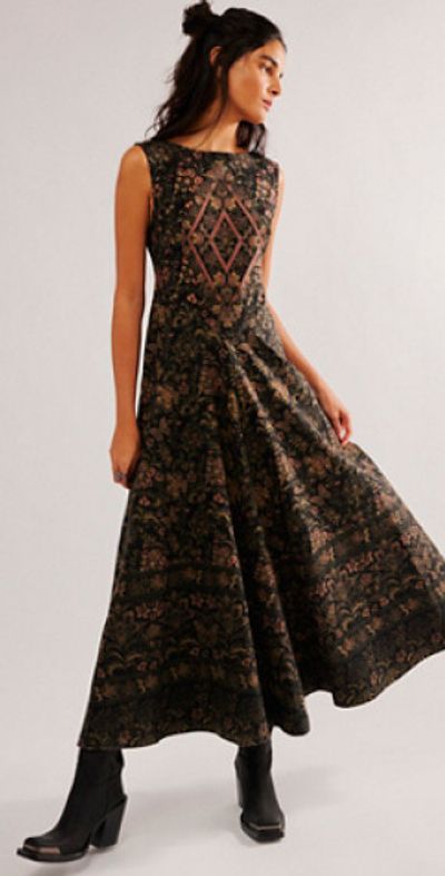 printed linen shirt dress Sandy Stretch Linen Shirtdress - / Geometrica Print- Size2XS main image 1