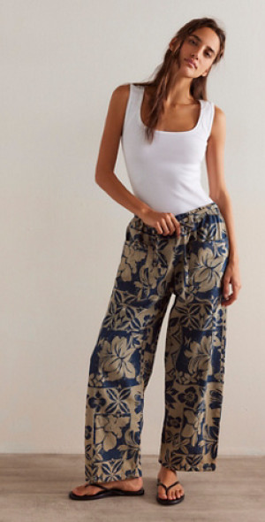 Free People ★ We The Free Mirage Printed Pull-On Jeans Free People - We The Free Mirage Printed Pull-On Jeans