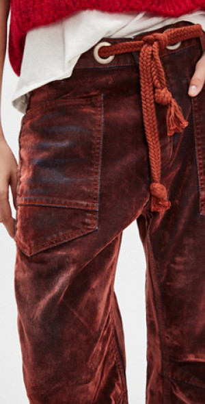 Free People ★ We The Free Moxie Flocked Barrel Jeans We The Free Moxie Flocked Pull-On Barrel Jeans | Free People