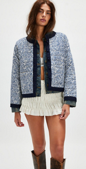 SZ Blockprints - Poppy Check Jacket