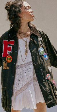 Free people Tricia Fix Carhartt Mixed Jacketレアハンドメイド Free People Tricia Fix Carhartt Mixed Jacket in Blue | Lyst