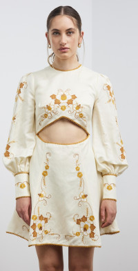Alice McCall Broderie Mini Dress | XS