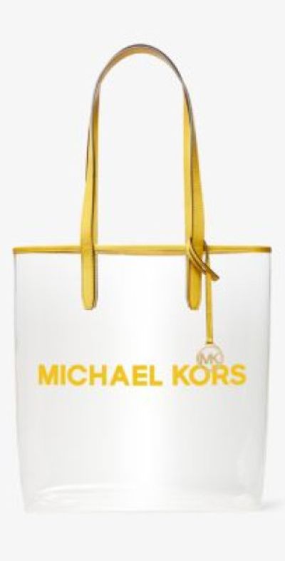 Michael Kors The Michael Large Clear Vinyl Tote Bag
