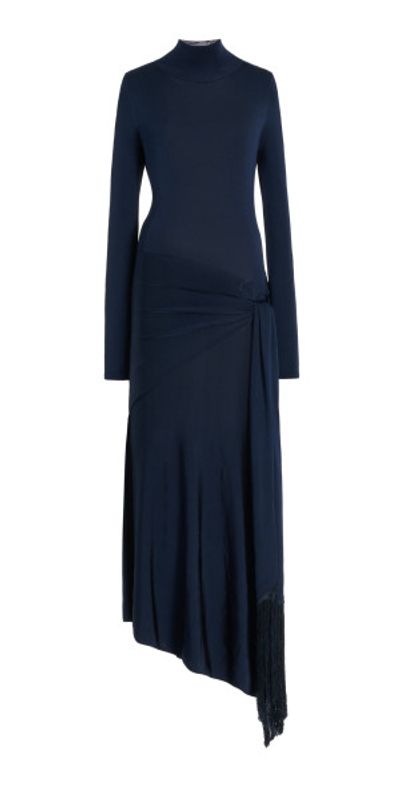 Adam Lippes - - Wrap-Effect Knitted Maxi Dress - Black - L Adam Lippes - - Wrap-Effect Knitted Maxi Dress - Black - L