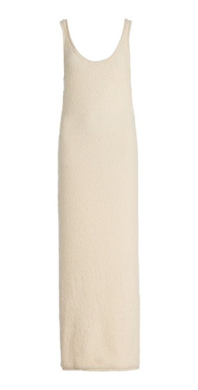 Aisling Camps Aisling Camps - Pebble Wool-Blend Knit Midi Dress - Ivory - M