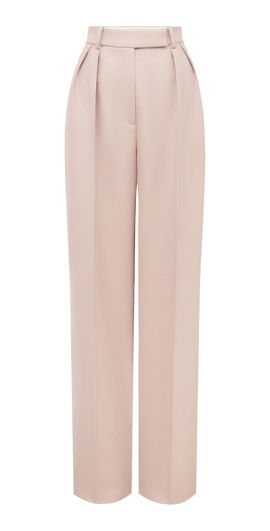 Alex Perry Alex Perry - Tailored Wool Trousers - Nude - UK 16
