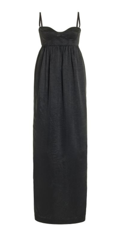 Anna October - - Helga Strapless Corset Bustier Maxi Dress - Black - M -  Moda Operandi