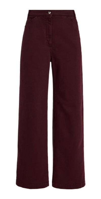 Another Tomorrow Another Tomorrow - Denim Carpenter Pants - Purple - IT 42