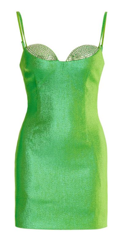 green emerald velvet dress Hunter Green Metallic Foil Mini Dress – Aquarius Brand main image 1
