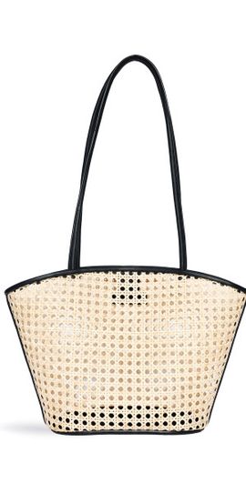 Bembien Bembien - Mira Large Rattan Tote - Black - OS