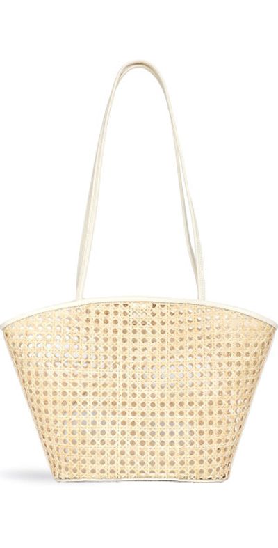 Bembien Bembien - Mira Large Rattan Tote - White - OS