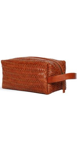 Bembien Bembien - Woven Leather Pouchette - Brown - OS