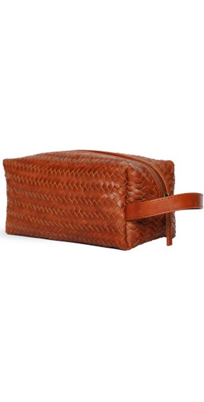 Bembien Bembien - Woven Leather Pouchette - Brown - OS