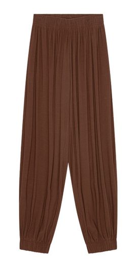 BIRROT BIRROT Lay1 Gathered WideLeg Pants Bronze S