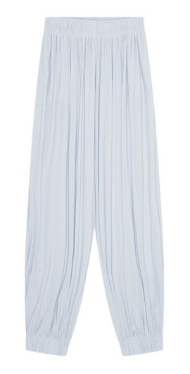 BIRROT BIRROT Lay1 Gathered WideLeg Pants Light Blue S