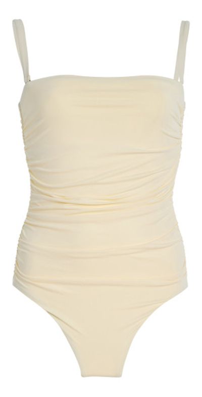 BONDI BORN - - Raya One-Piece Swimsuit - Ivory - S