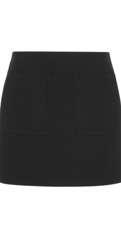 Bottega Veneta Bottega Veneta - Double-Cotton Mini Skirt - Black - IT 36