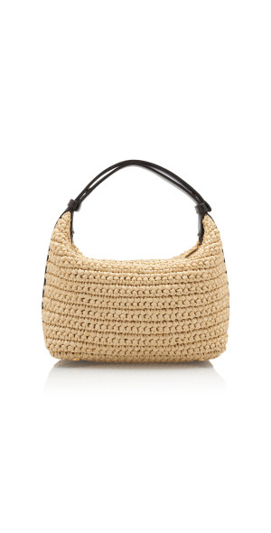 Bottega Veneta - - Mini Wallace Crochet Raffia Bag - Neutral - OS