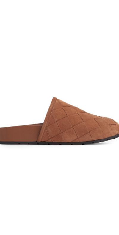 Bottega Veneta Bottega Veneta - Reggie Intrecciato Suede Clogs - Tan - IT 37