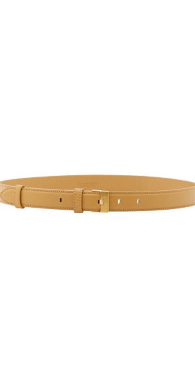 Bottega Veneta Bottega Veneta - Watch Leather Belt - Neutral - 70 cm