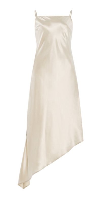 By Malene Birger By Malene Birger - Exclusive Leviana Satin Midi Dress - Ivory - EU 34