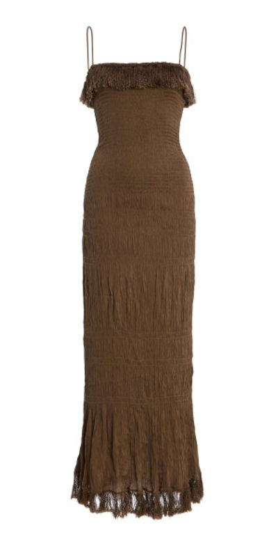 By Malene Birger By Malene Birger - Nova Fringe Dress - Brown - EU 32