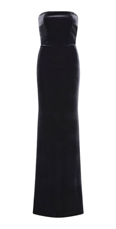 slim fit dress slacks Vintage Carla Zampatti Red Asymmetrical Long Evening Dress – Modig main image 0