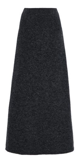 CLOSED CLOSED - Easy Knit Maxi Skirt - Grey - XS