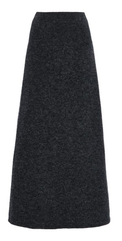 CLOSED CLOSED - Easy Knit Maxi Skirt - Grey - XS