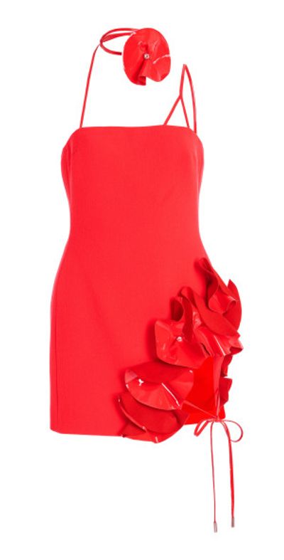 wedding guest dresses midi Ever-Pretty Ruffled Short Sleeve V-Neck A-Line Formal Dress for Stylish Events