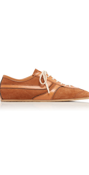 【Dries van noten】 パネル ロートップ◇スニーカー DRIES VAN NOTEN Paneled snake-effect leather sneakers | NET