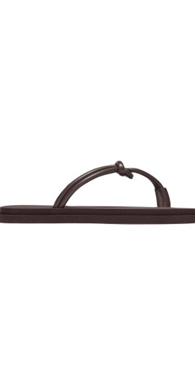 Emme Parsons Emme Parsons - Knot Leather Sandals - Brown - IT 42