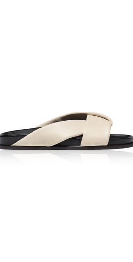 Emme Parsons Emme Parsons - Leather Slides - Ivory - IT 36